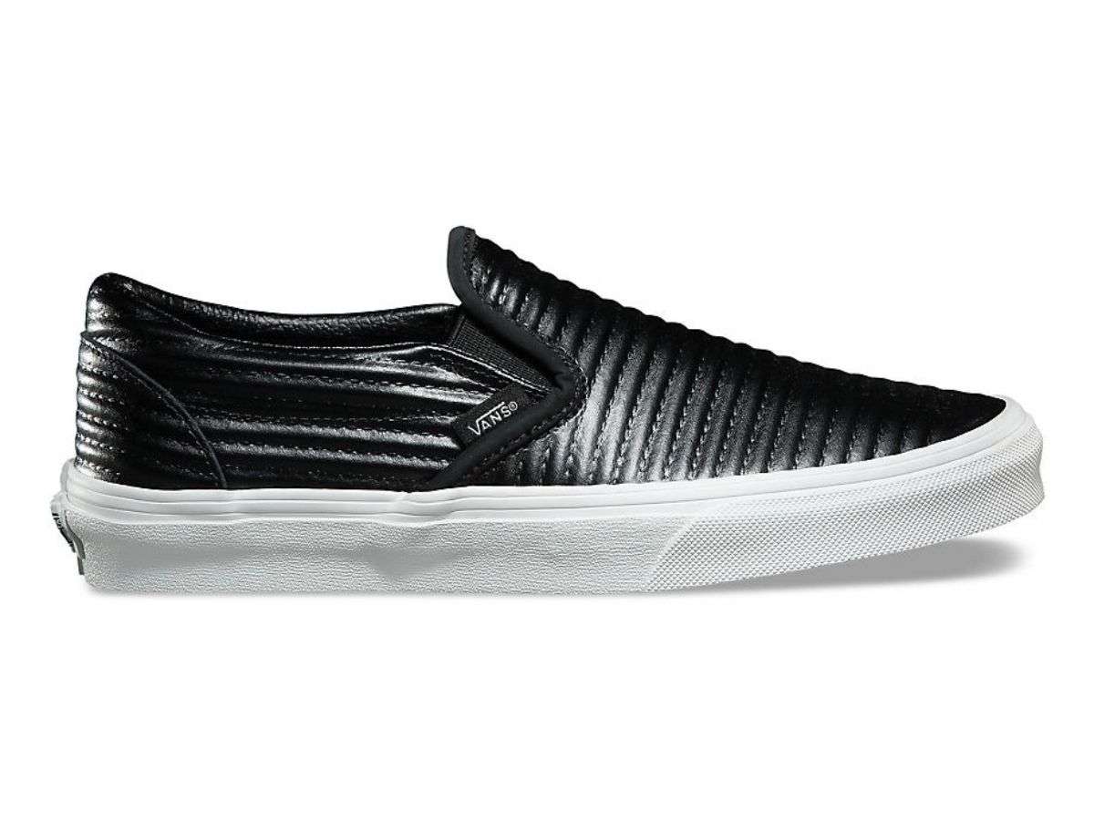  Vans Moto leather slip-on black