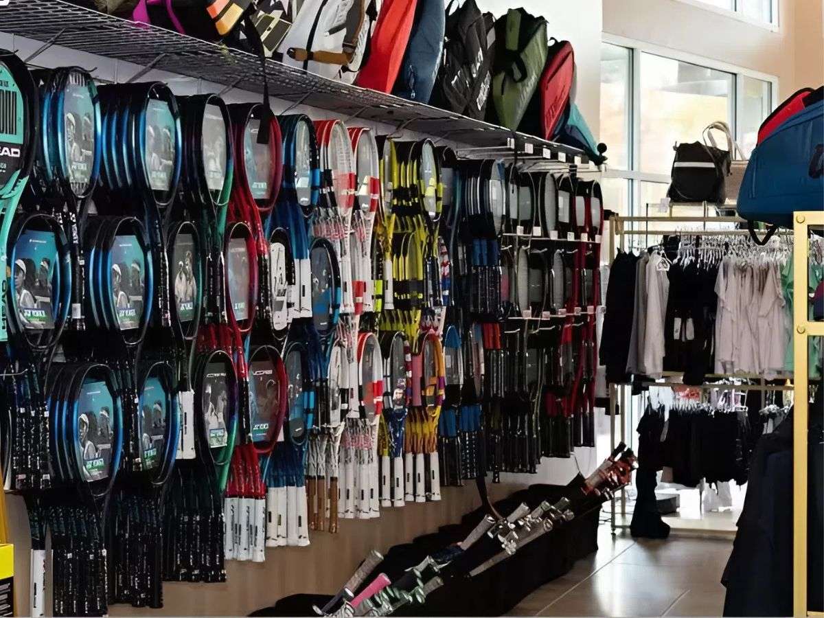 Siêu thị Tennis là thiên đường của người chơi vợt