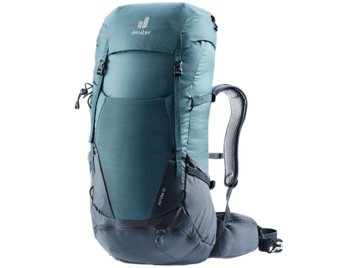 Balo Deuter với chi tiết hệ thống lưng lưới Aircomfort