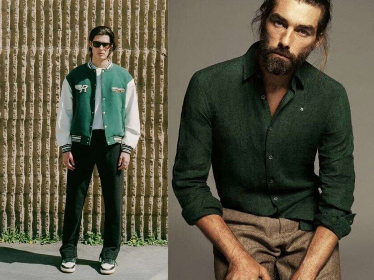 Tùy theo màu da mà các bạn có thể lựa chọn những cách phối trang phục xanh đậm khác nhau