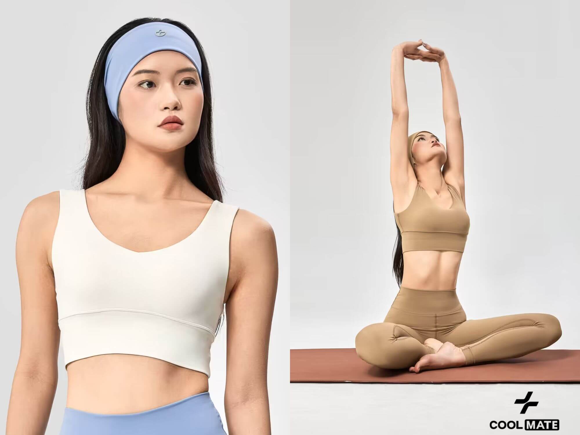 Áo Bra V-Neck CoolSoft Light Support với chất liệu mềm mại