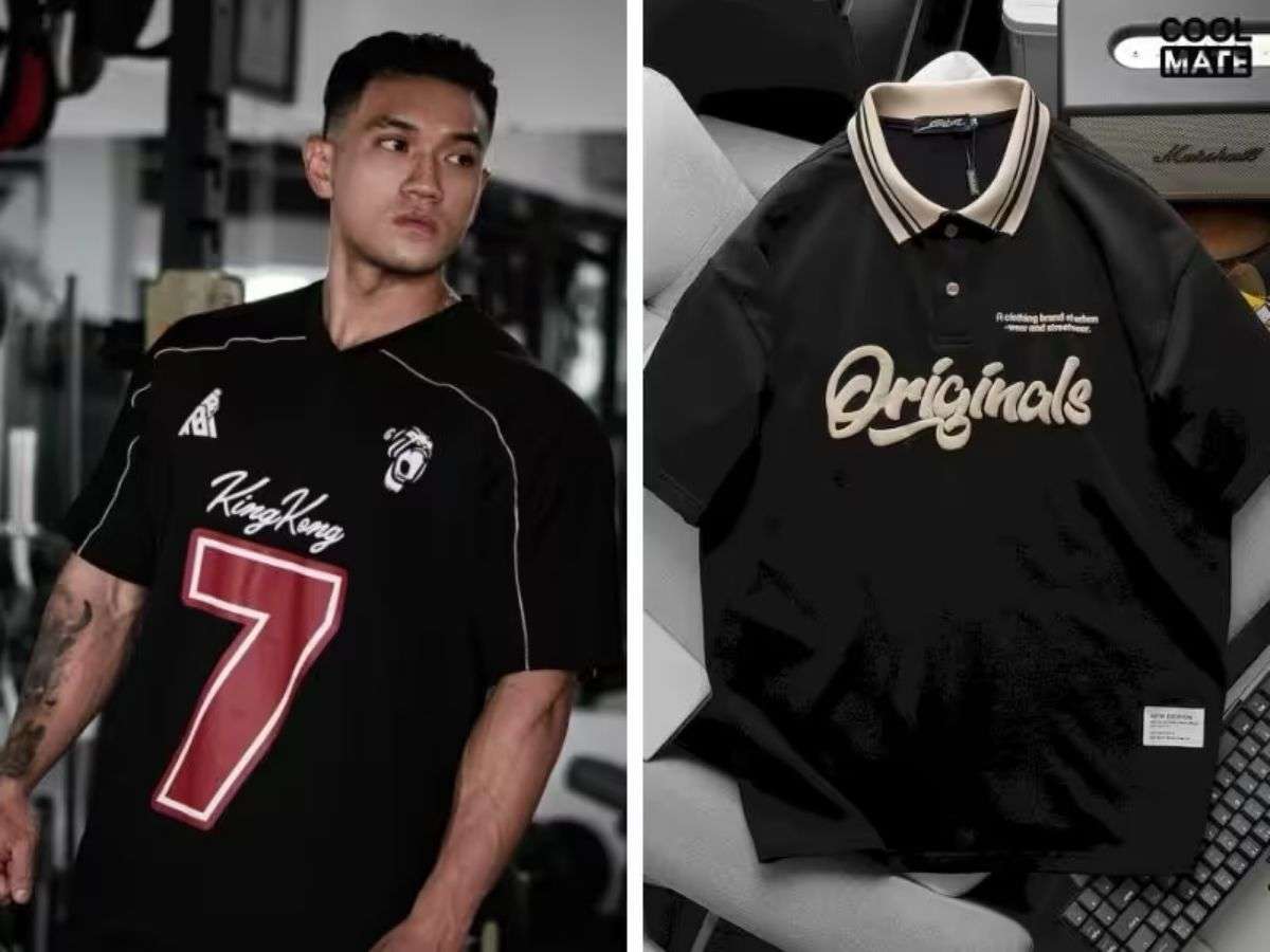Áo jersey oversize là một sự lựa chọn rất tốt đối với những anh chàng yêu thể thao