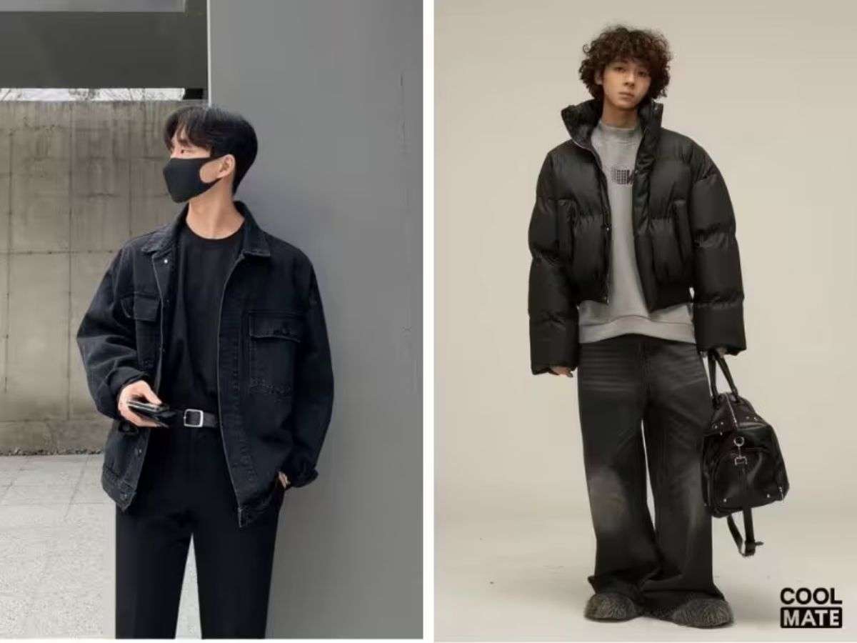 Áo khoác jeans oversize luôn là sự lựa chọn rất tốt cho các chàng