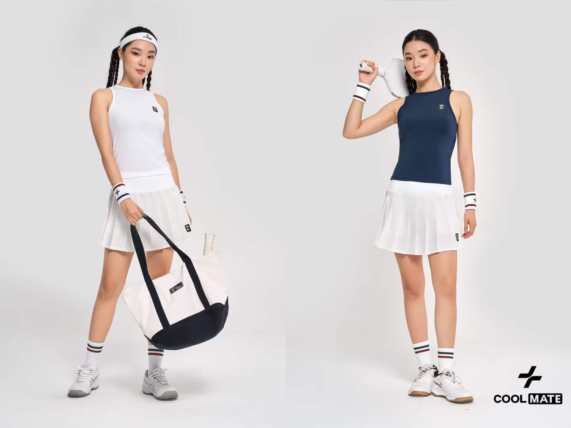 Áo Tanktop nữ Pickleball Smash Shot co giãn thoáng khí