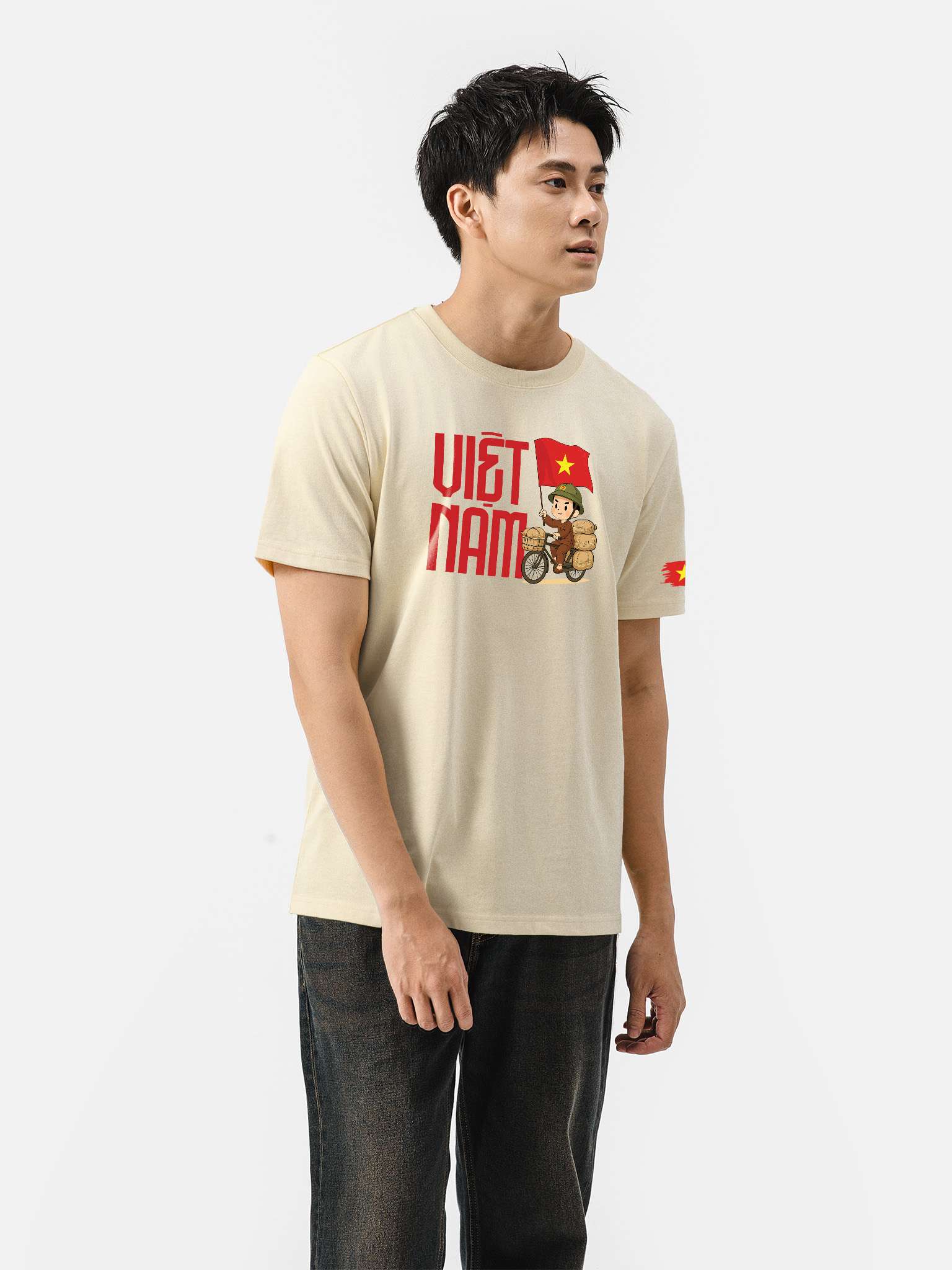 Áo thun Cotton 220gsm Anh Dân Công Hỏa Tuyến