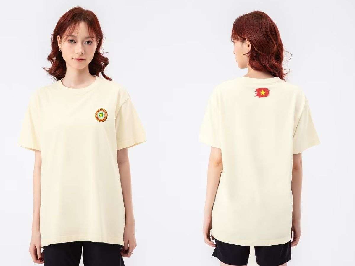 Áo thun Relaxed Fit Cao Sao Vàng Coolmate với thiết kế độc đáo