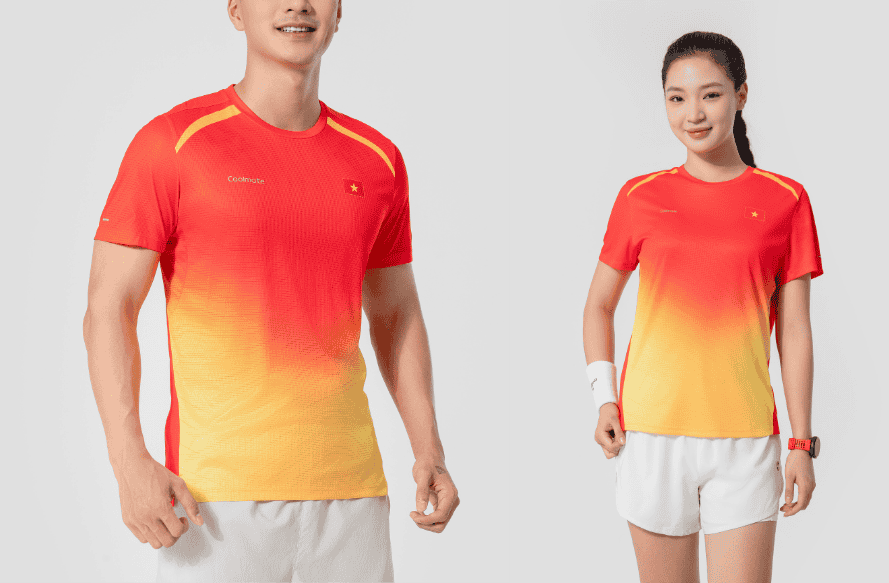 Áo thun chạy bộ "Việt Nam tiến bước"