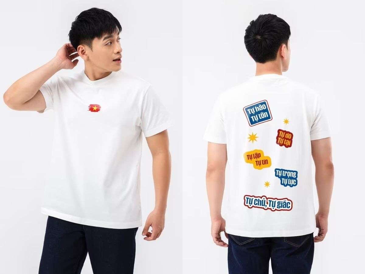 Áo thun Liên Khúc Chữ Tee với thiết kế typography độc đáo