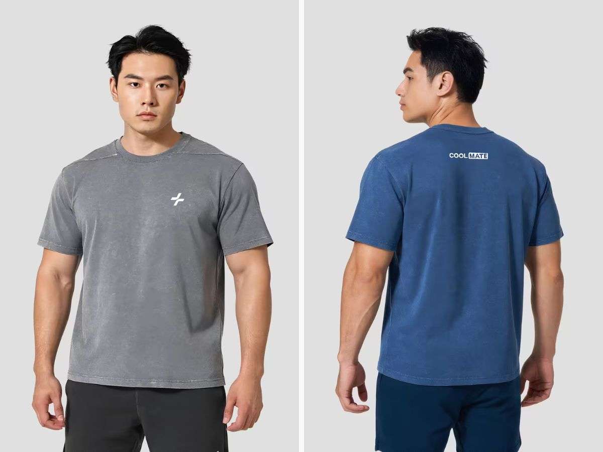 Sản phẩm Áo Thun Gym Cotton Oversized Comfort Washed