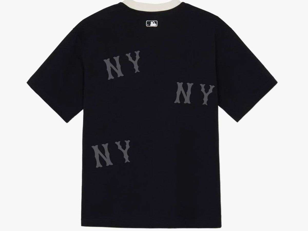 Áo thun trơn cổ tròn dáng ngắn NYC