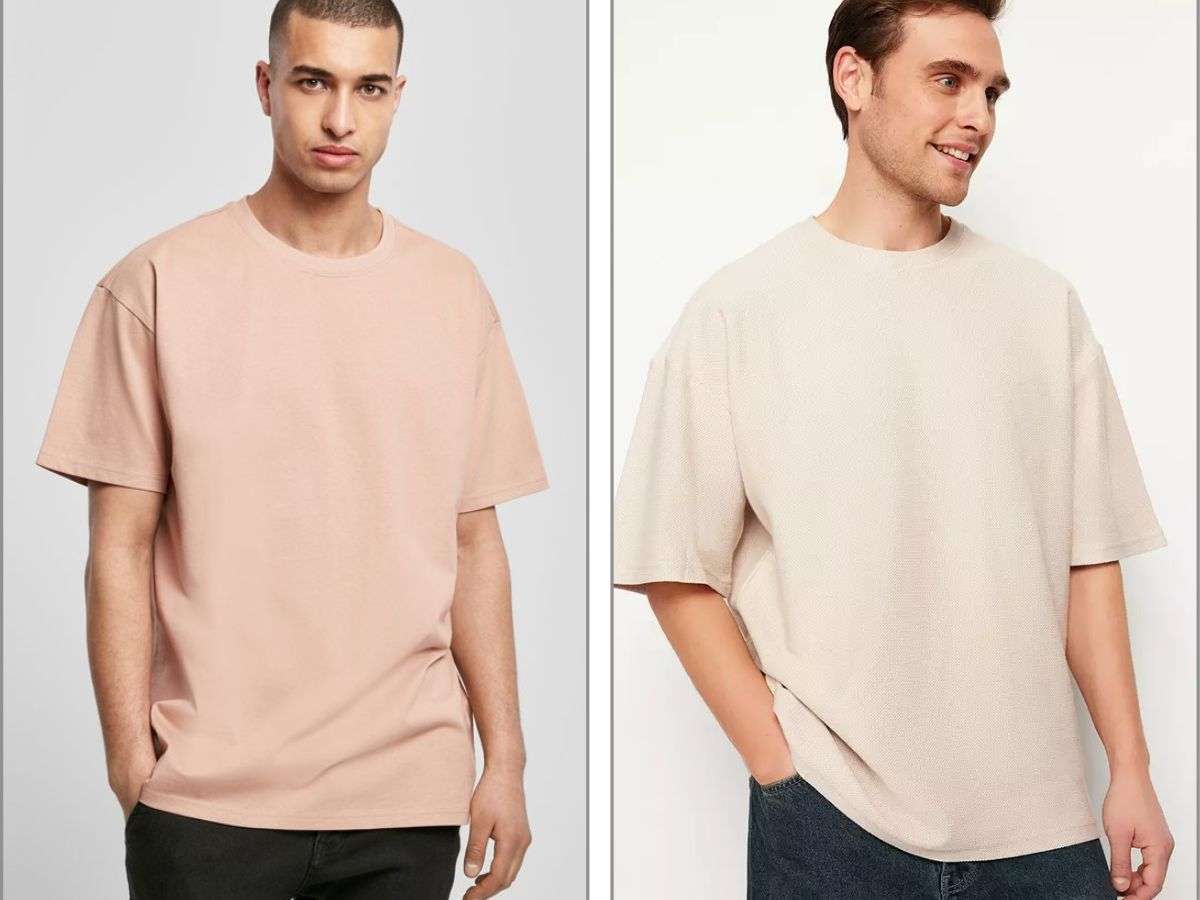  Áo phông trơn Oversize ống tay rộng làm từ vải AIRism 