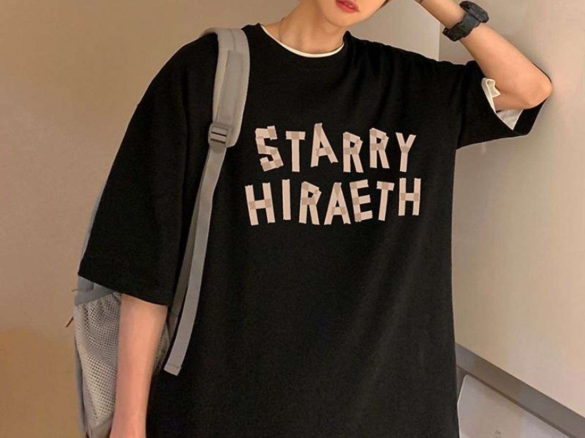 Áo phông oversize nam tay lỡ Sweater