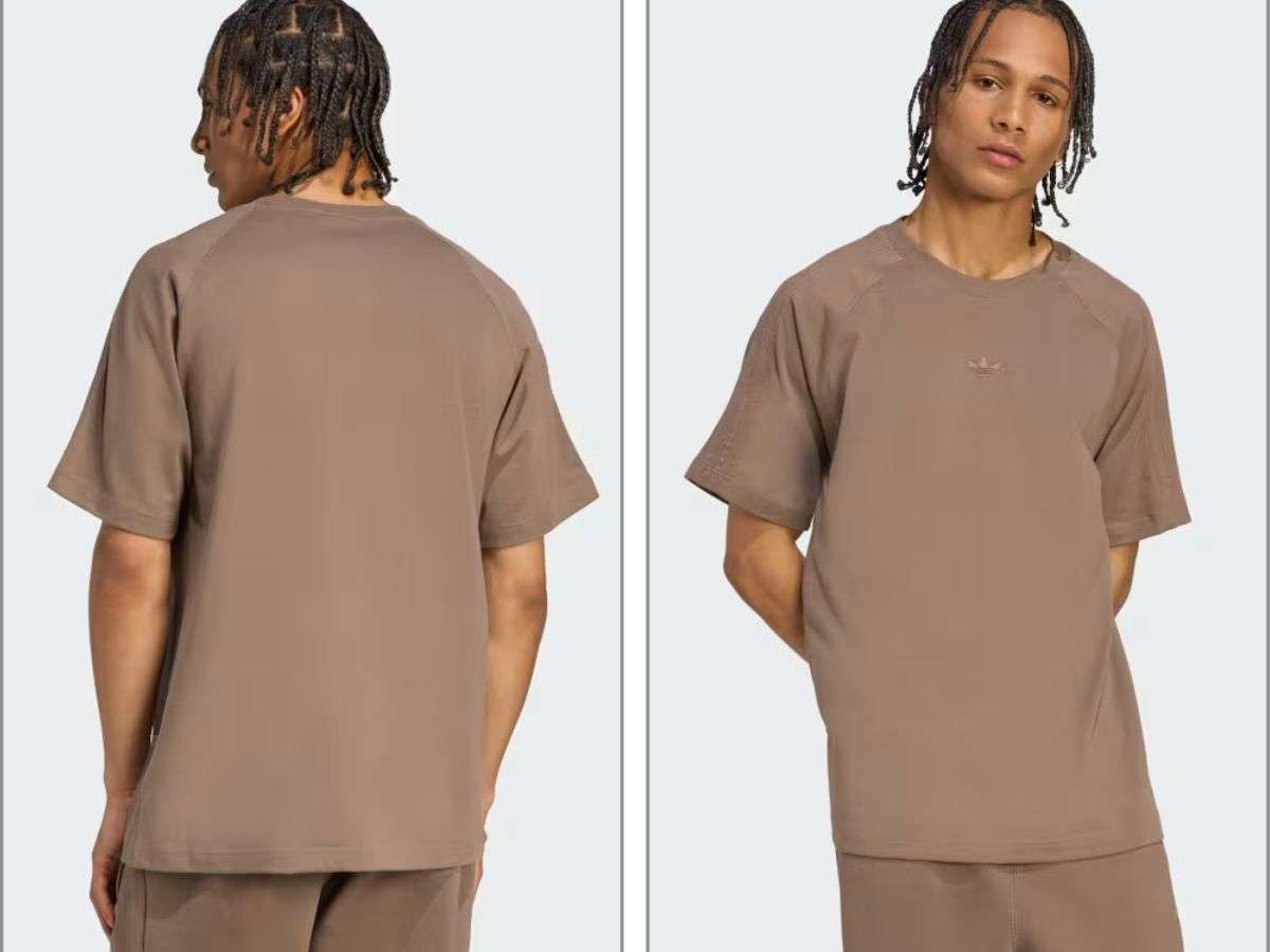 Áo thun oversize nam màu Cacao 