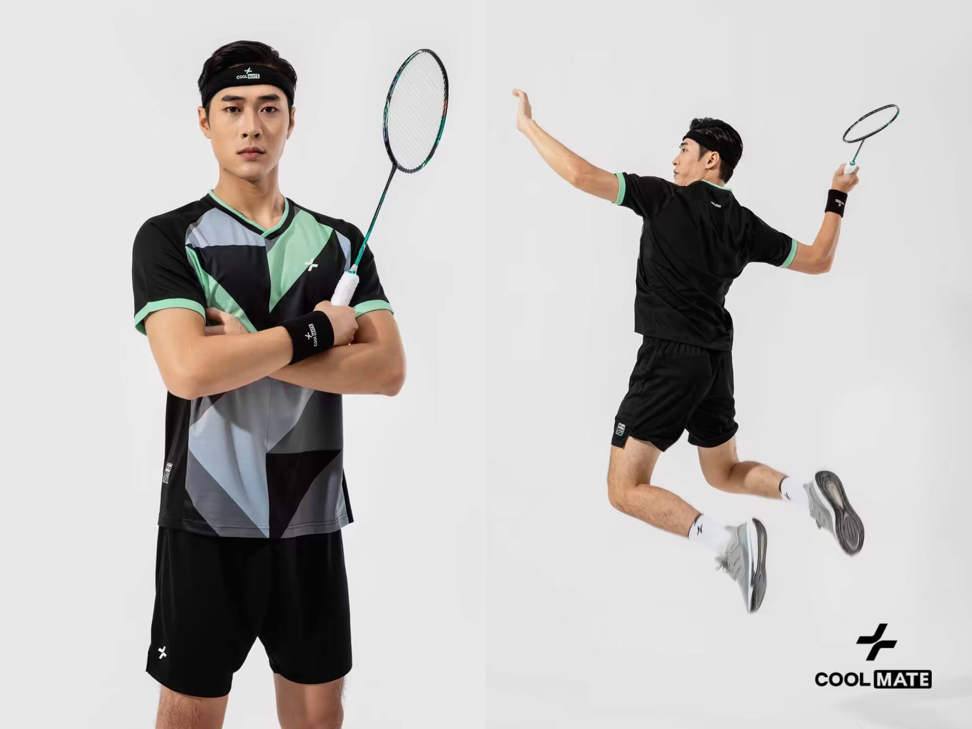 Áo cầu lông nam Racquet Sport Graphic Geometric với họa tiết hình học độc đáo