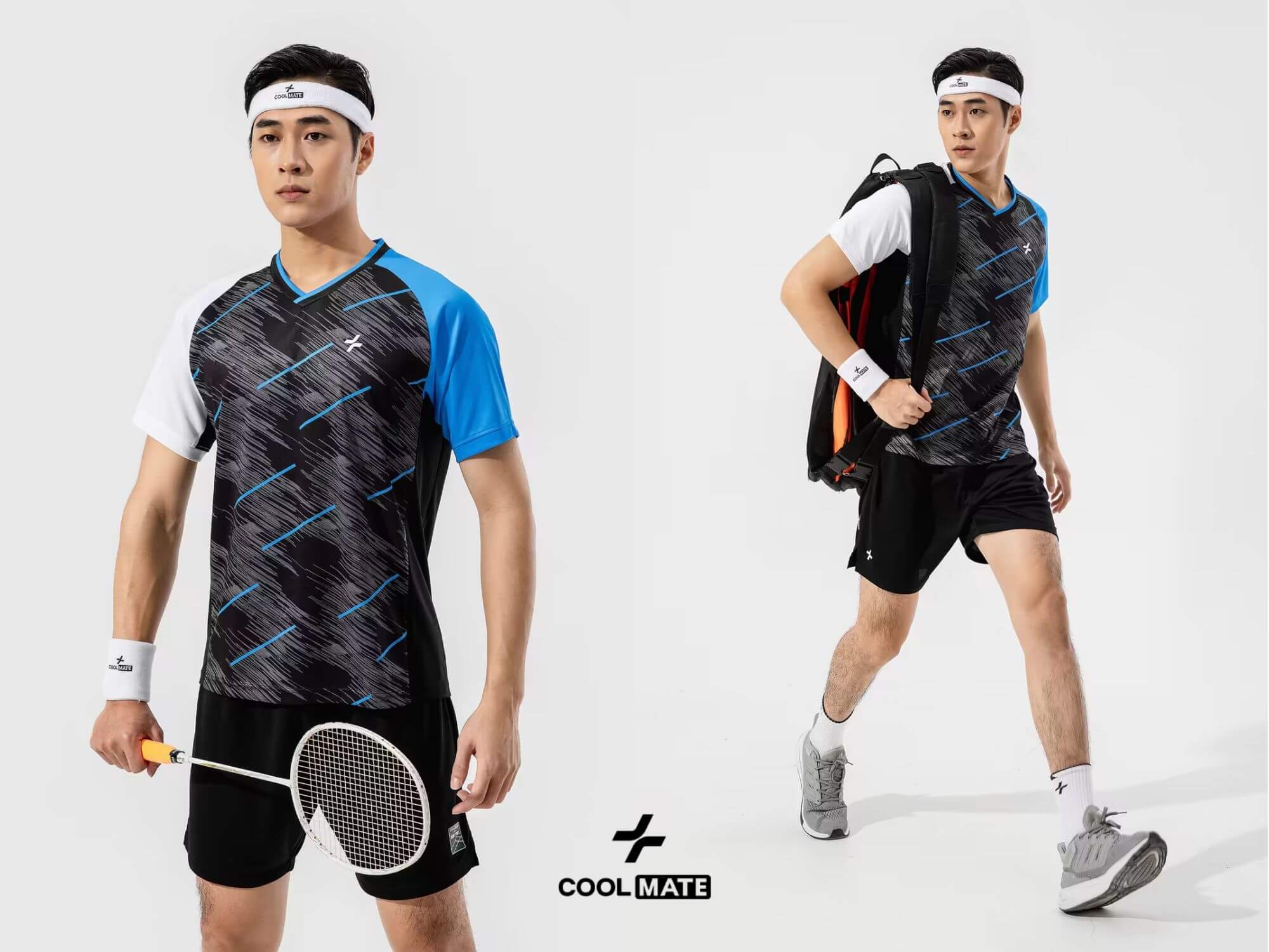 Áo cầu lông nam Racquet Sport Graphic Slash với họa tiết táo bạo