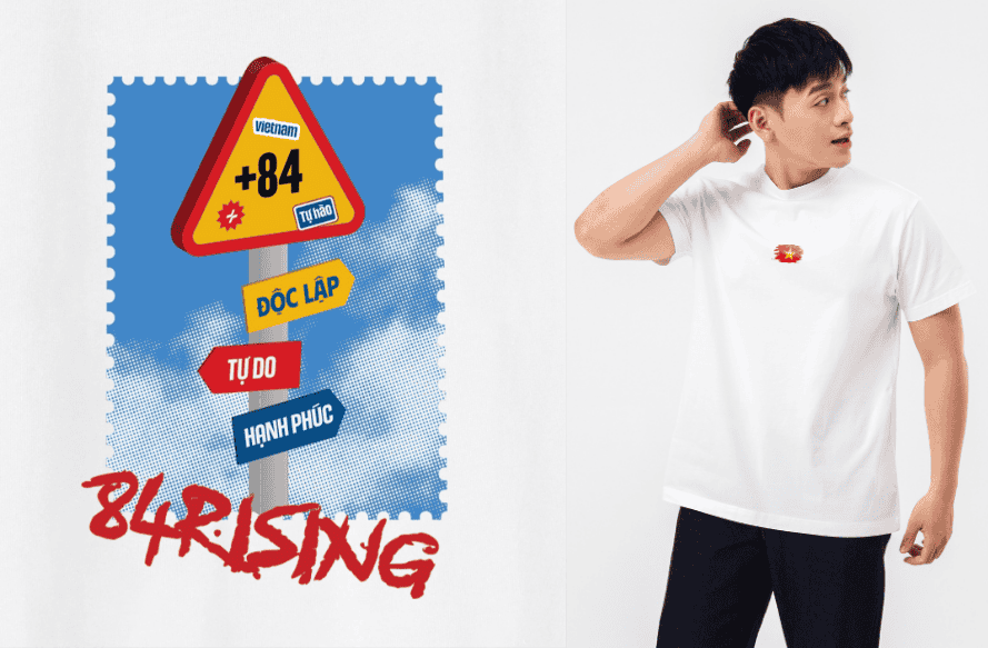 Áo thun Relaxed Fit 84RISING SIGN