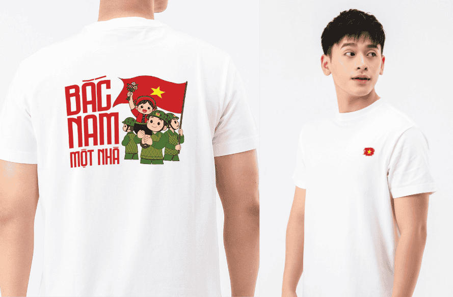 Áo thun Relaxed Fit Em Bé Điện Biên