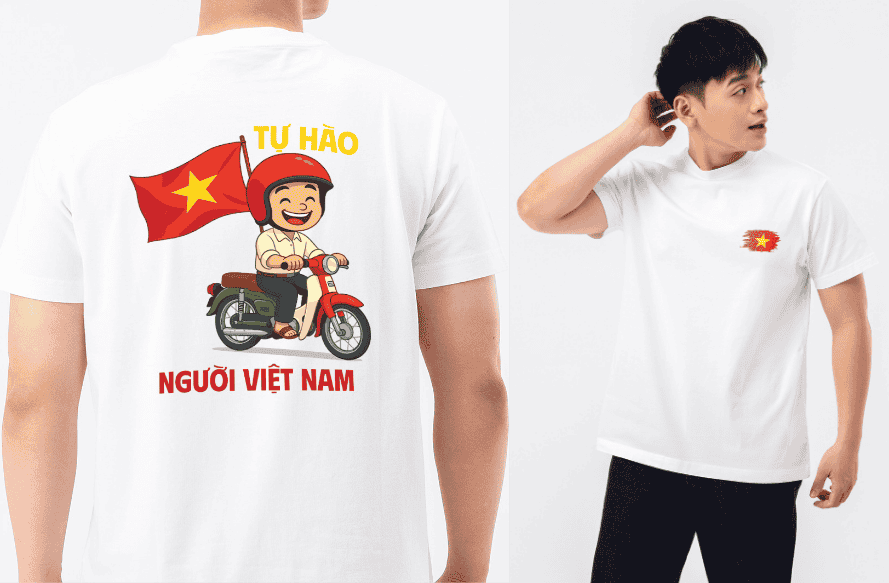 Áo thun Relaxed Fit Tự Hào Người Việt Nam