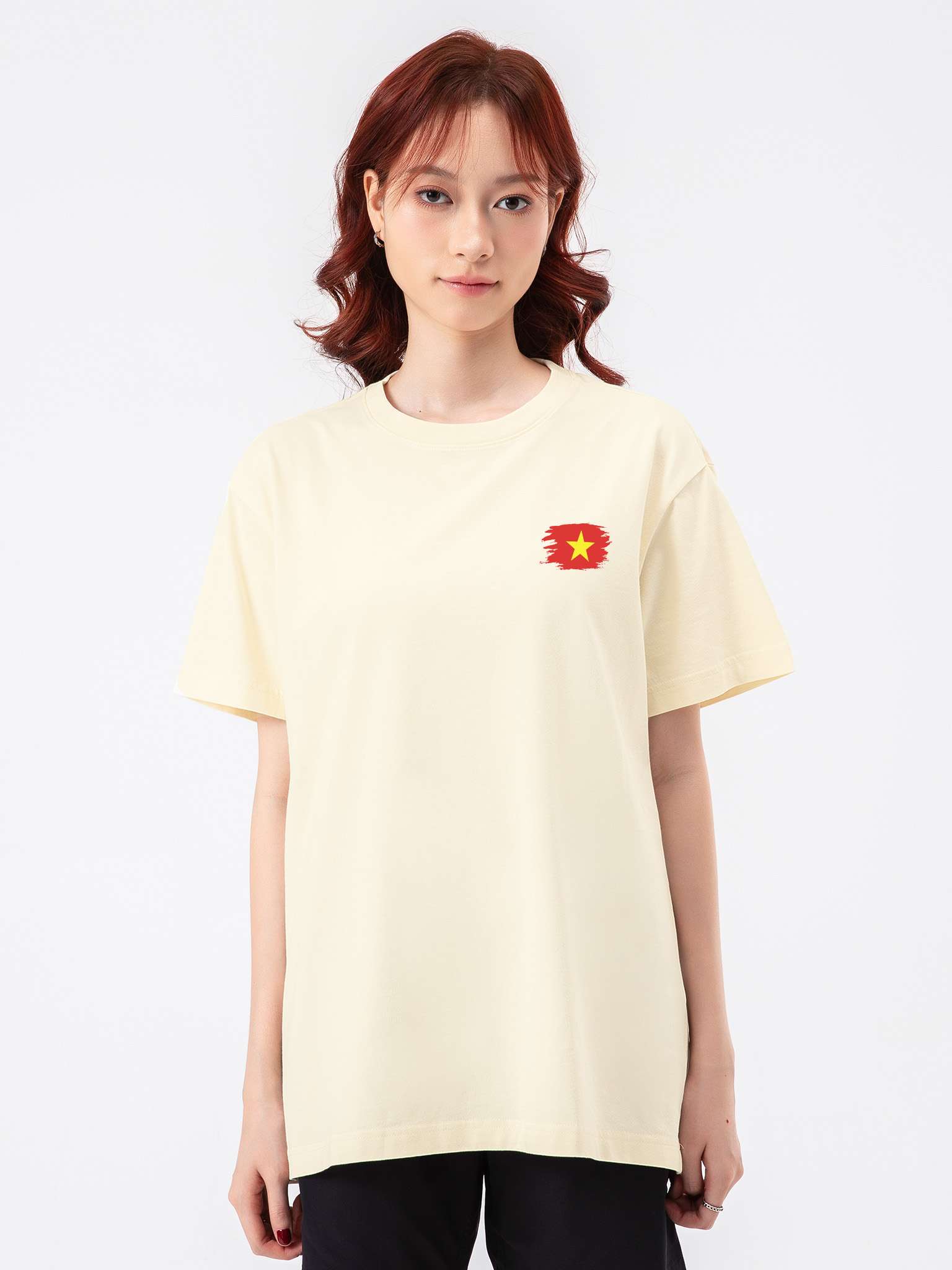 Áo thun Cotton 220gsm Việt Nam Tươi Đẹp bé gái