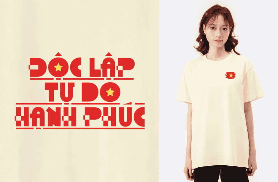 Áo thun Relaxed Fit Yêu Nước