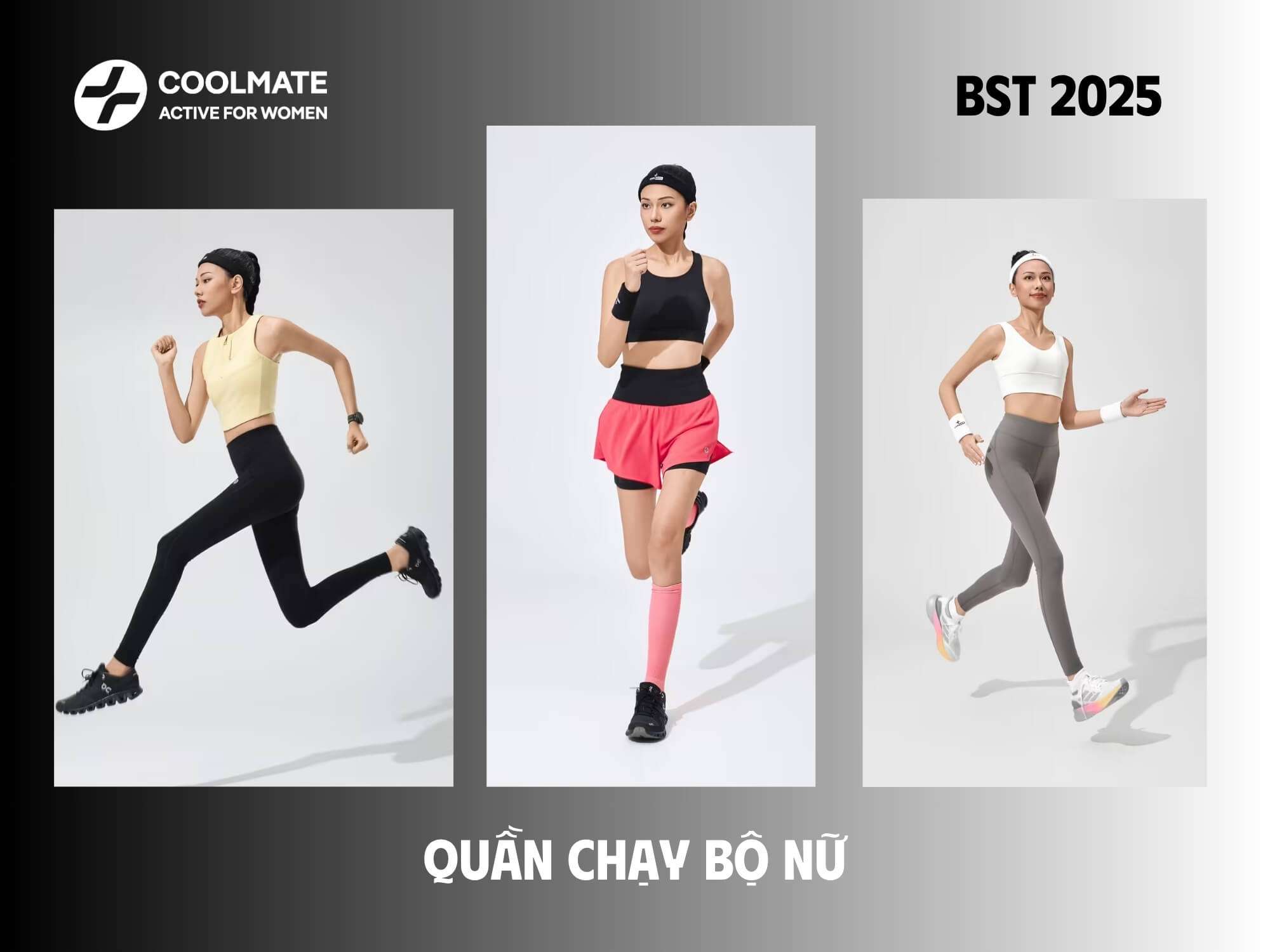 Bộ sưu tập chạy bộ nữ mới nhất 2025 đến từ nhà Coolmate