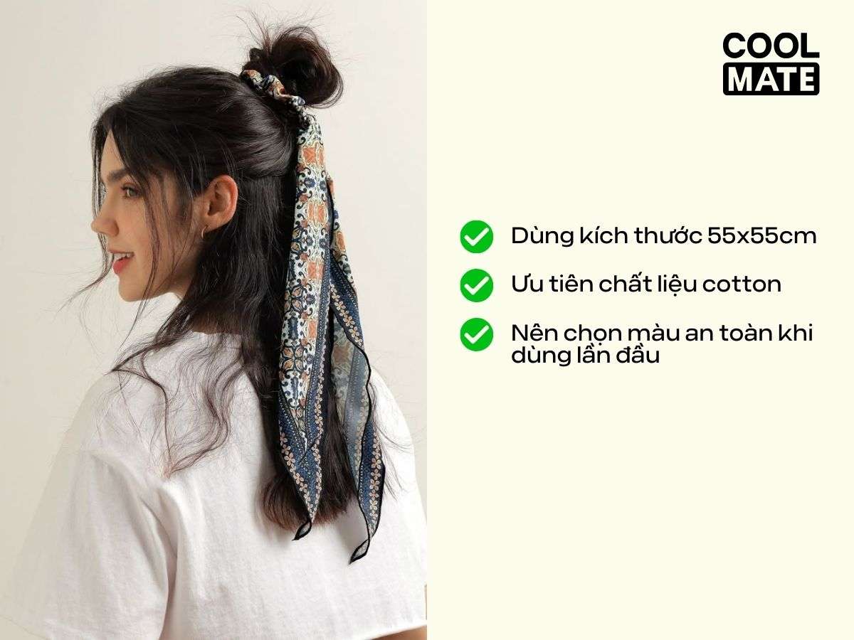 Nguyên tắc để chọn khăn bandana chuẩn gu