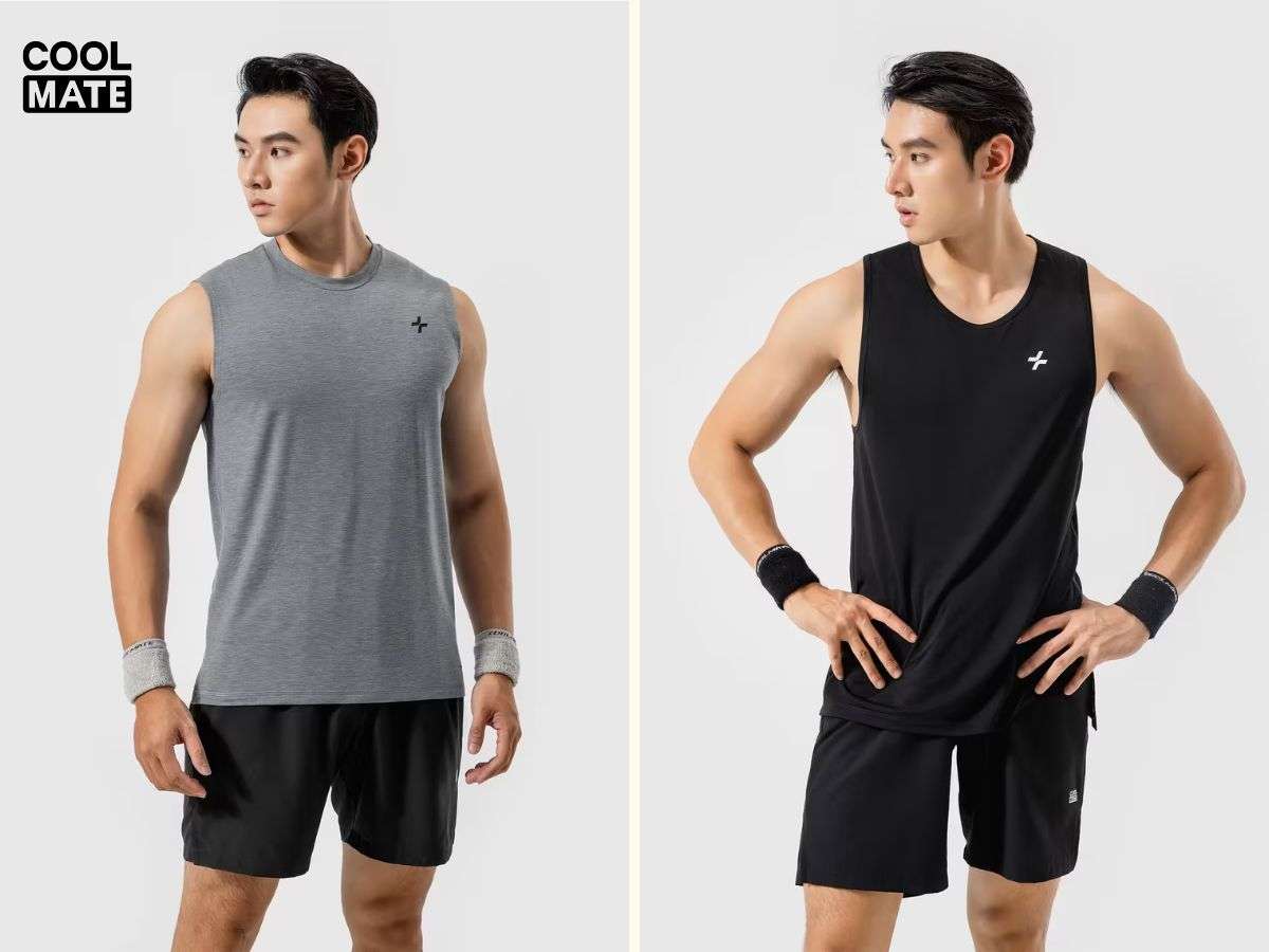 Tank top nhà Coolmate cũng là 1 trong những lựa chọn phù hợp để tập luyện boxing