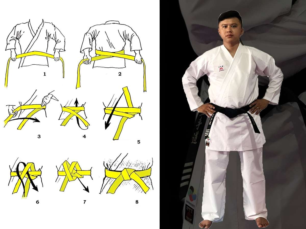 Cách thắt đai Taekwondo đơn giản
