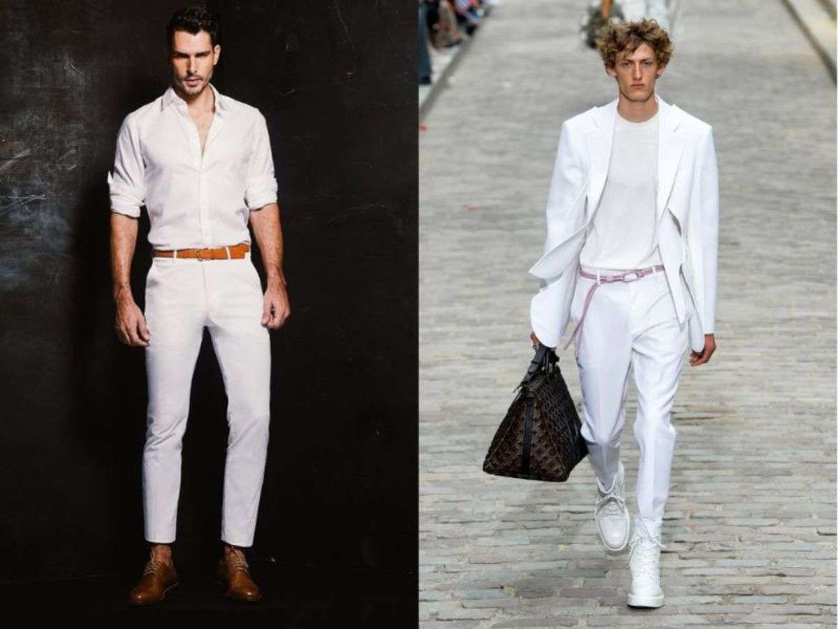 Màu trung tính với phong cách All White được nam giới yêu thích