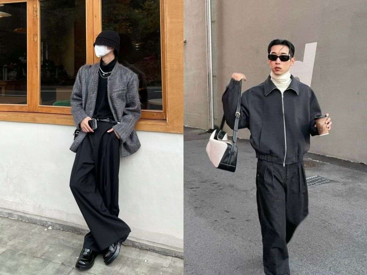 Áo len cổ lọ dễ phối với nhiều trang phục mùa thu