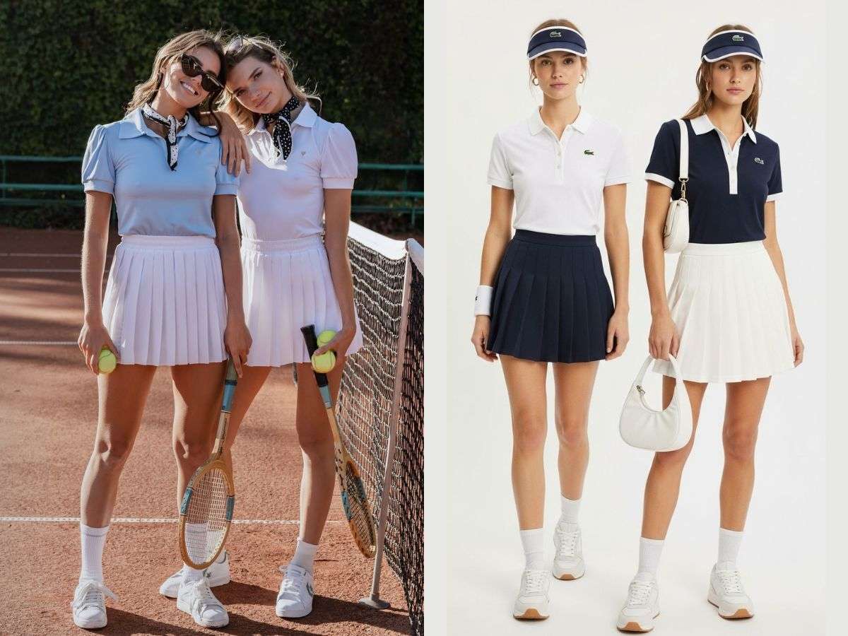 Chân váy tennis có thể phối theo nhiều phong cách thời trang khác nhau