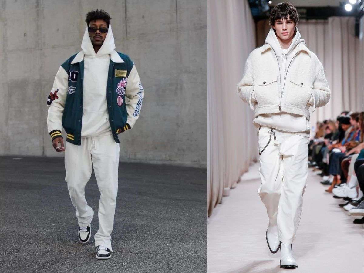 Đây là outfit thoải mái, khoẻ khoắn rất thích hợp để mặc hàng ngày