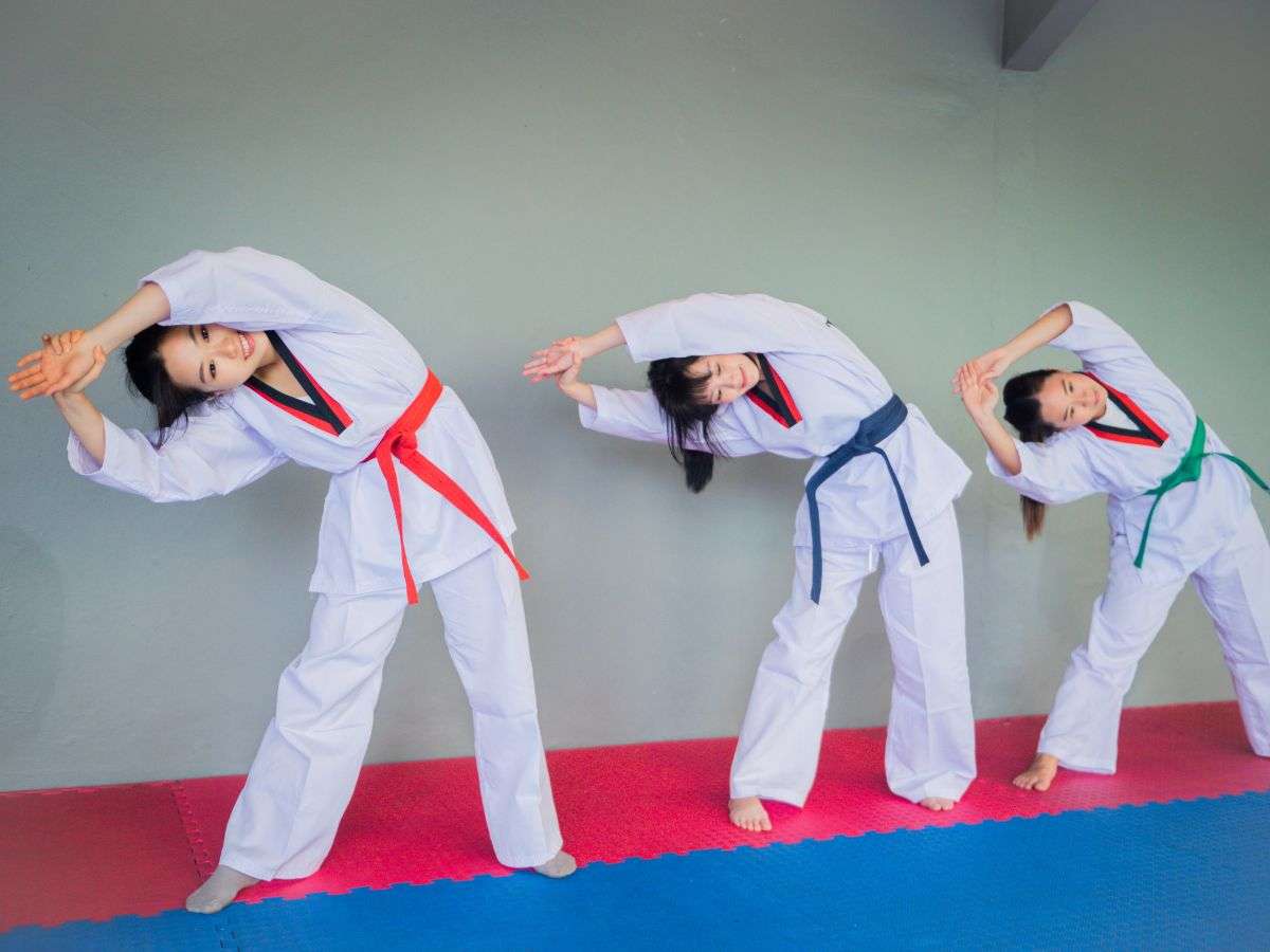 Thắt đai taekwondo đúng cách thể hiện sự kỷ luật và nghiêm túc