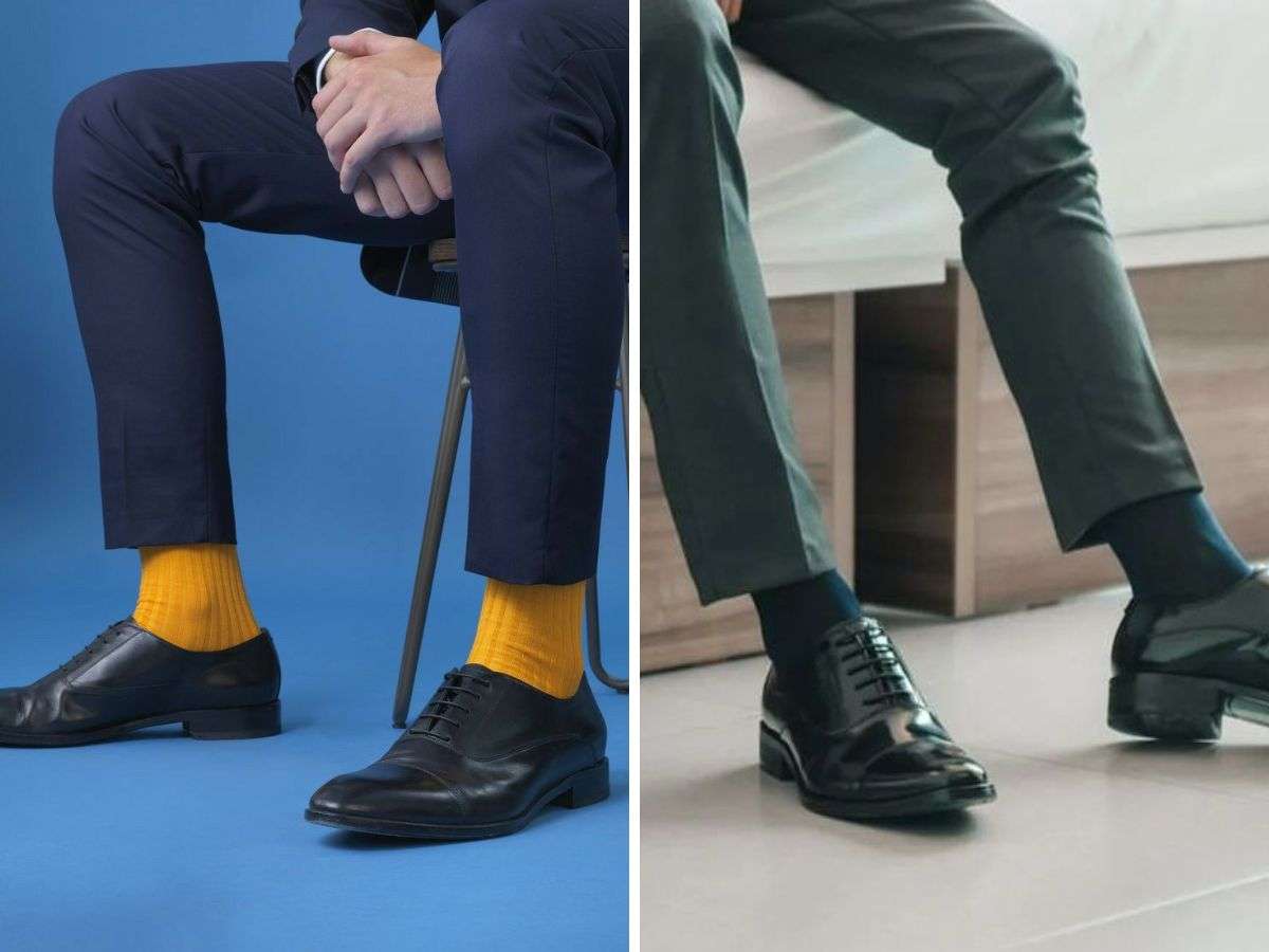 Chọn không đúng màu tất sẽ khiến outfit của bạn bị phá hỏng