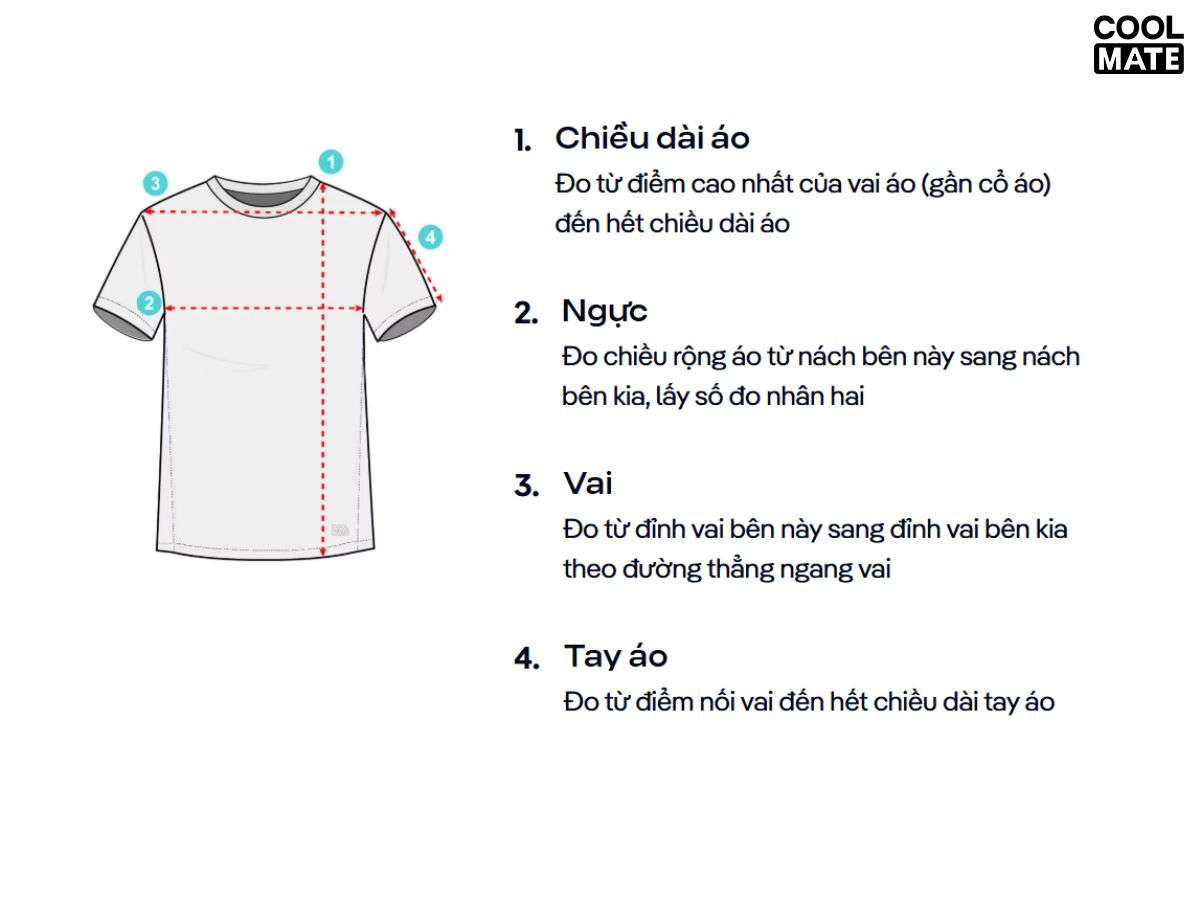 Hướng dẫn cách đo áo để chọn size phù hợp