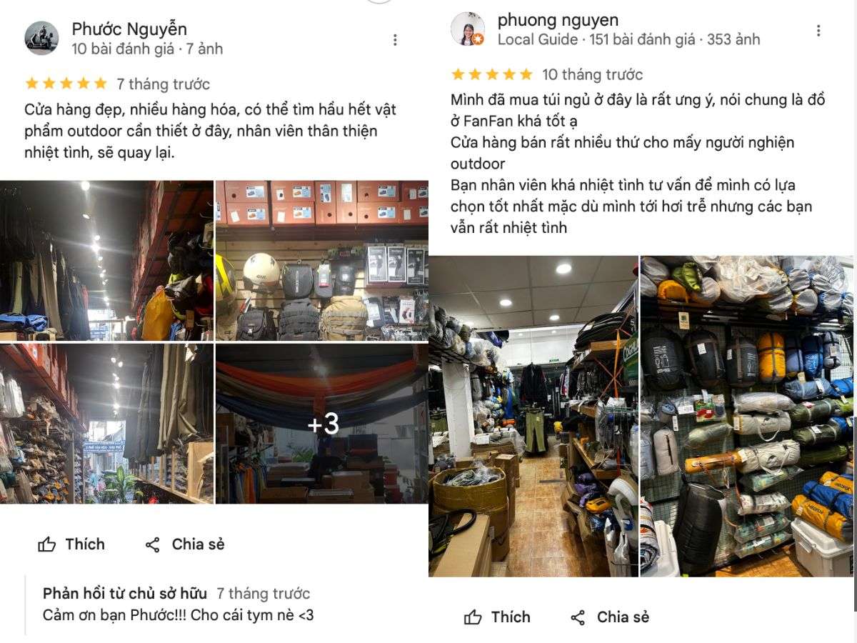 Đánh giá về Fanfan Outdoor