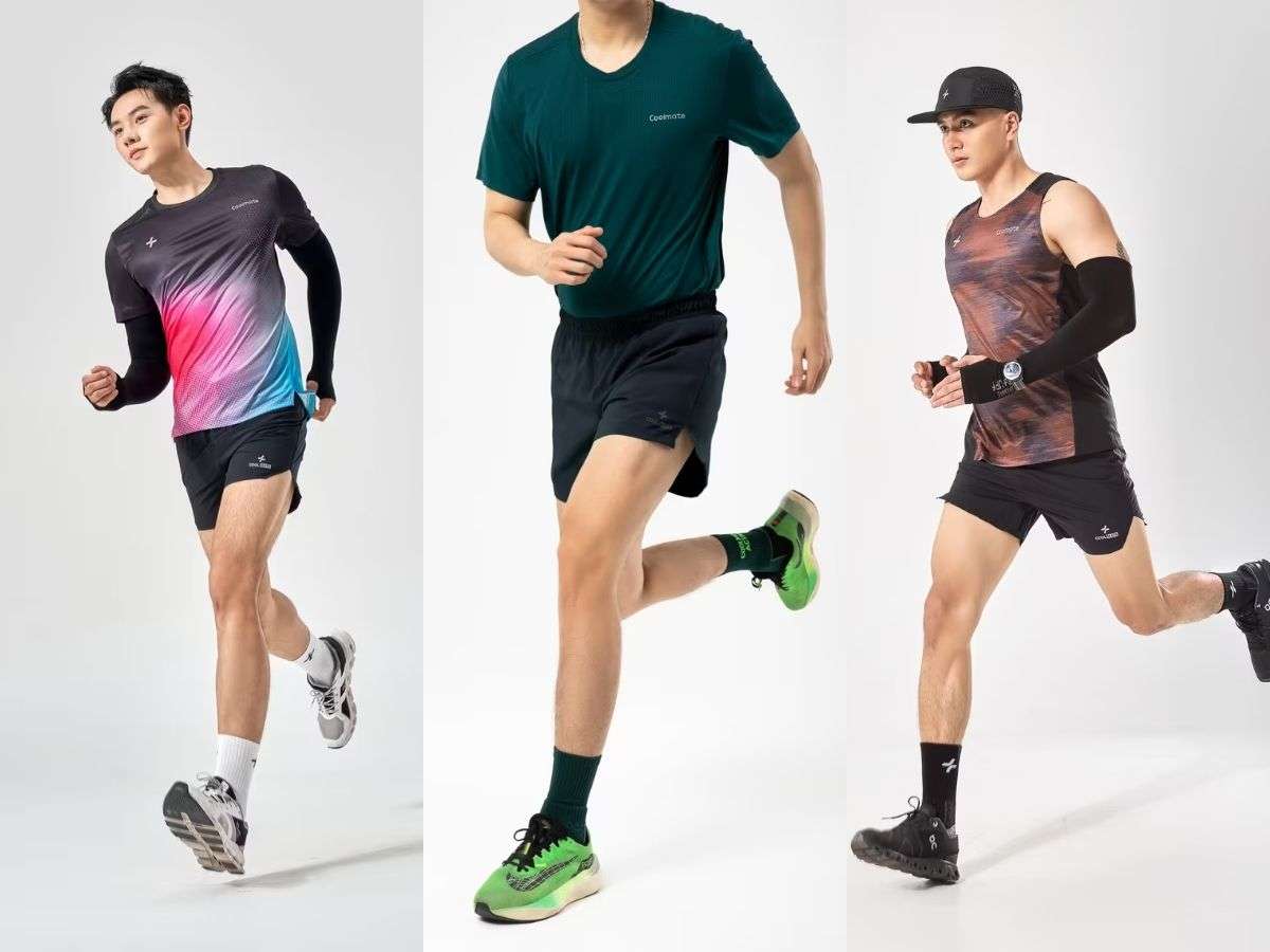 Đồ chạy bộ Coolmate nam bán chạy nhất cho runner chuyên nghiệp