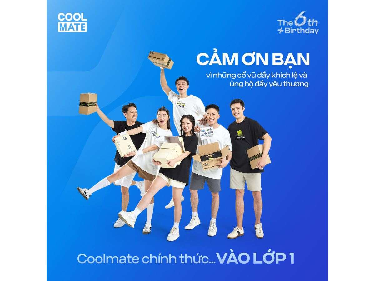 Coolmate đã bước đầu gặt hái được những thành tựu nhất định sau 6 năm hoạt động