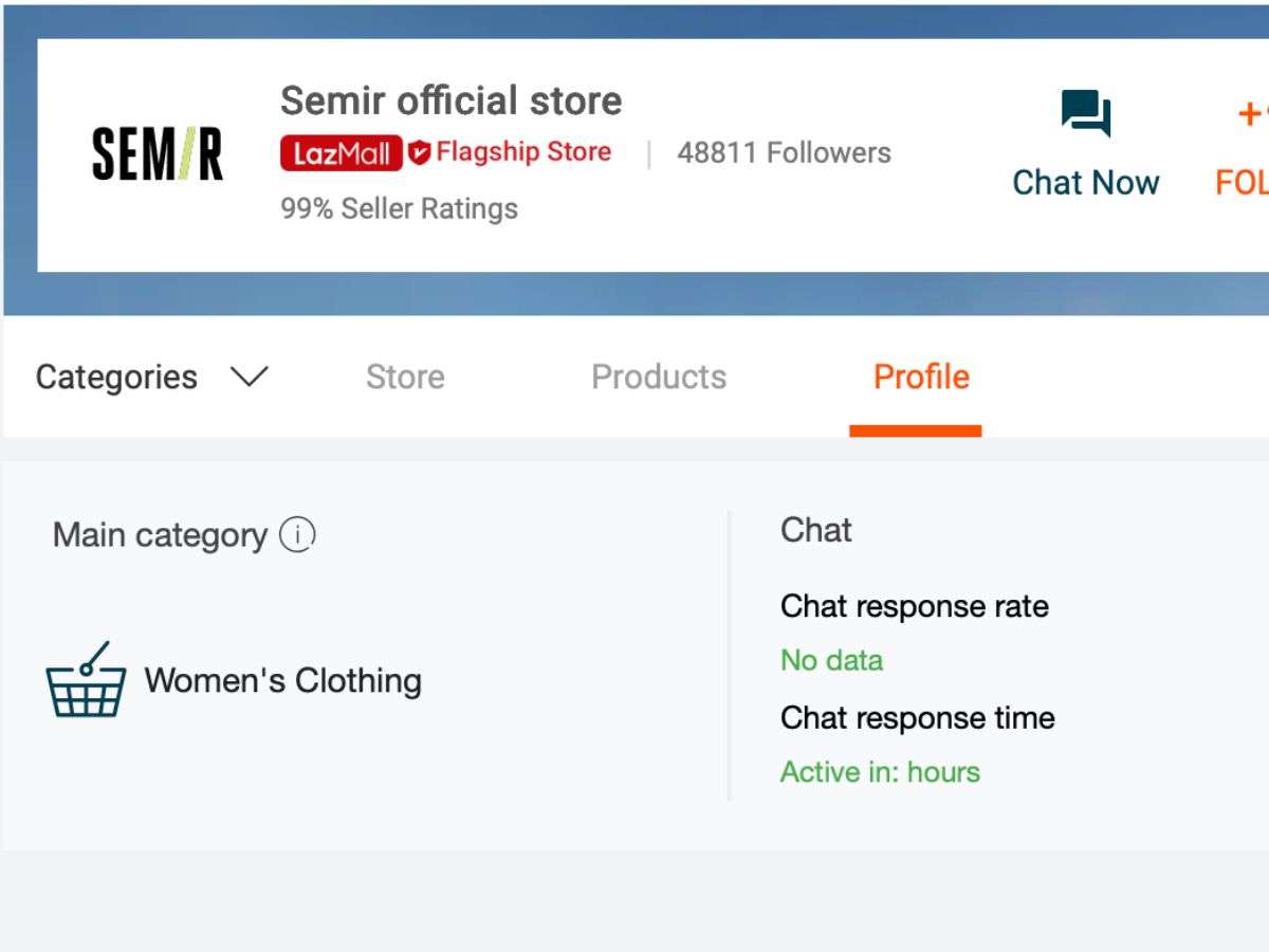 Semir là thương hiệu có độ phủ rộng với phong cách casual