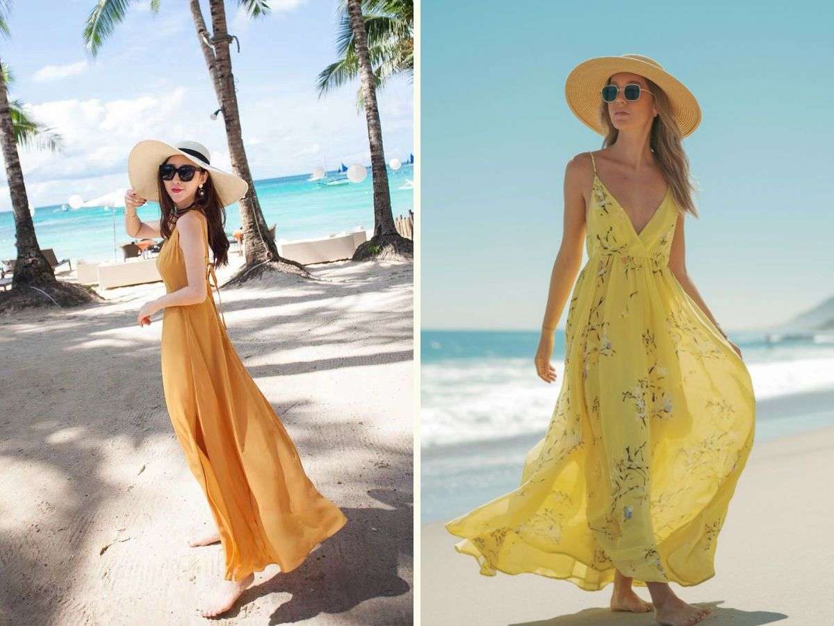 Đồ đi biển lại cần ưu tiên sự năng động hoặc bay bổng tùy sở thích
