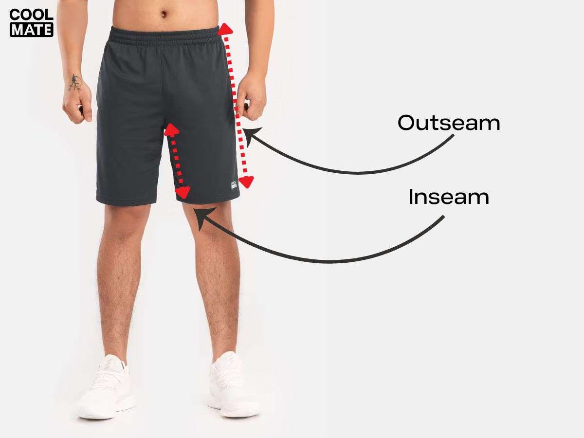 Phân biệt inseam và outseam để đo chiều dài quần short chuẩn
