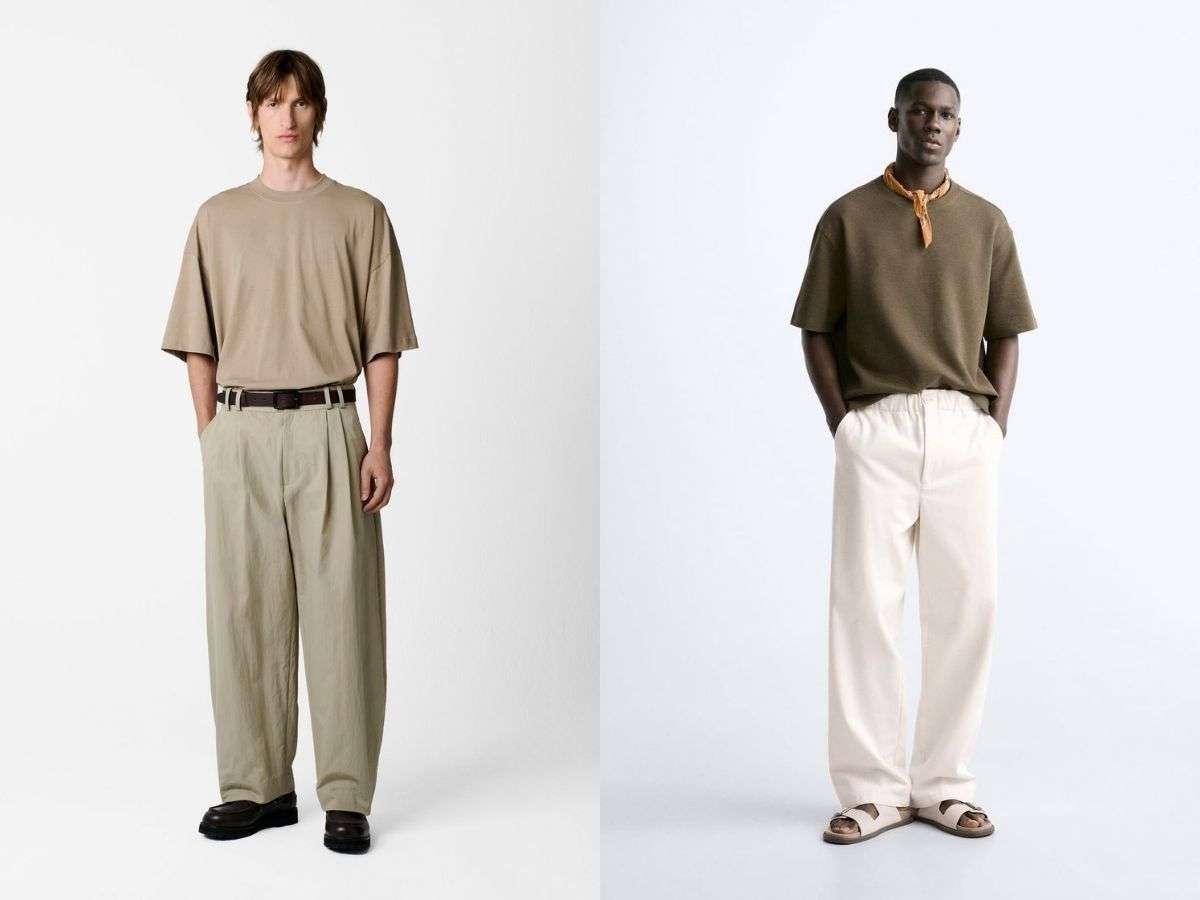 Phong cách phối đồ độc đáo với áo thun oversize nam và quần âu