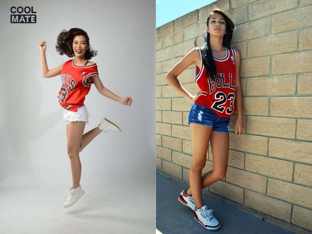 Áo bóng rổ và quần Short Jeans 