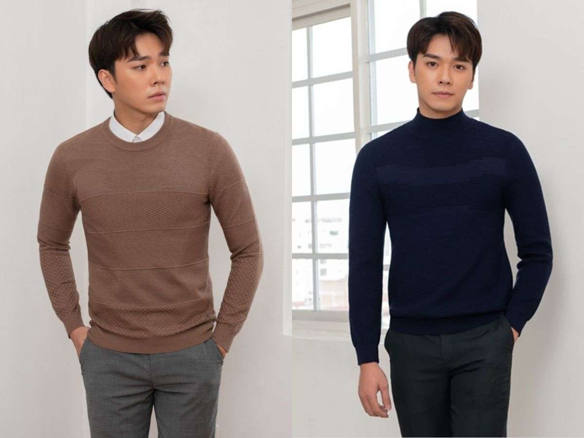  Phối đồ với áo len nam cashmere đảm bảo sự hài hòa nhất