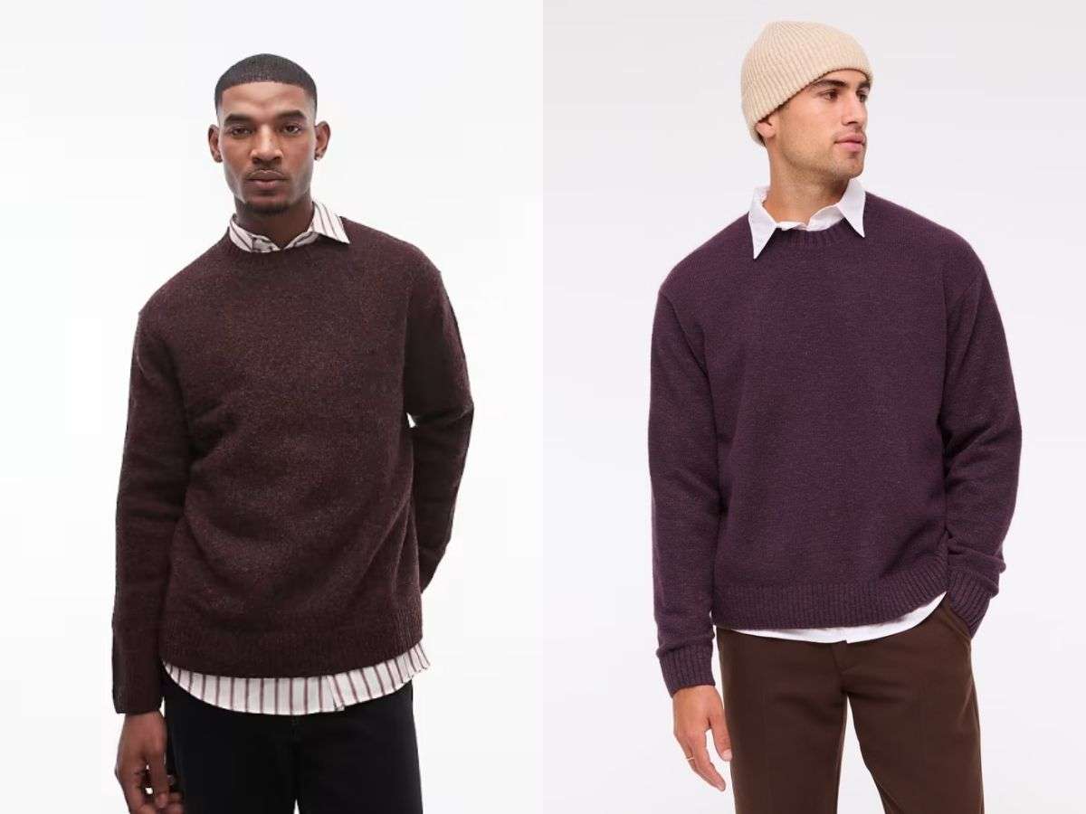 Áo len cashmere nam mặc cùng sơ mi mang đến phong cách chỉn chu, nam tính