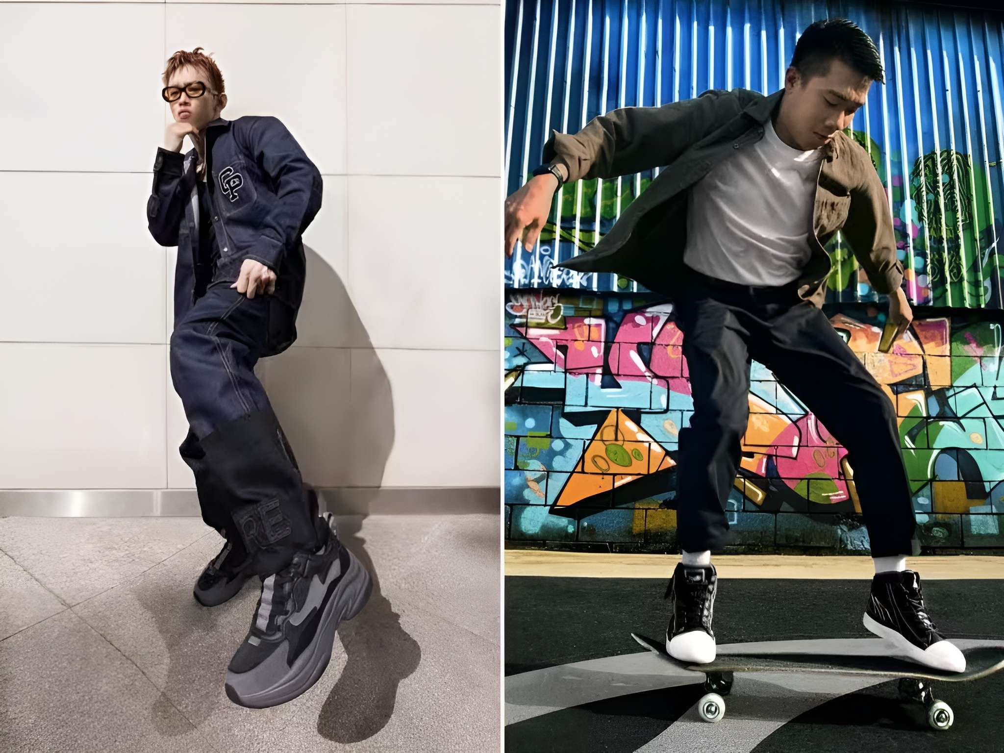 Phối giày thể thao Hunter cùng set đồ có chiếc áo khoác jeans cực cá tính, trẻ trung và năng động