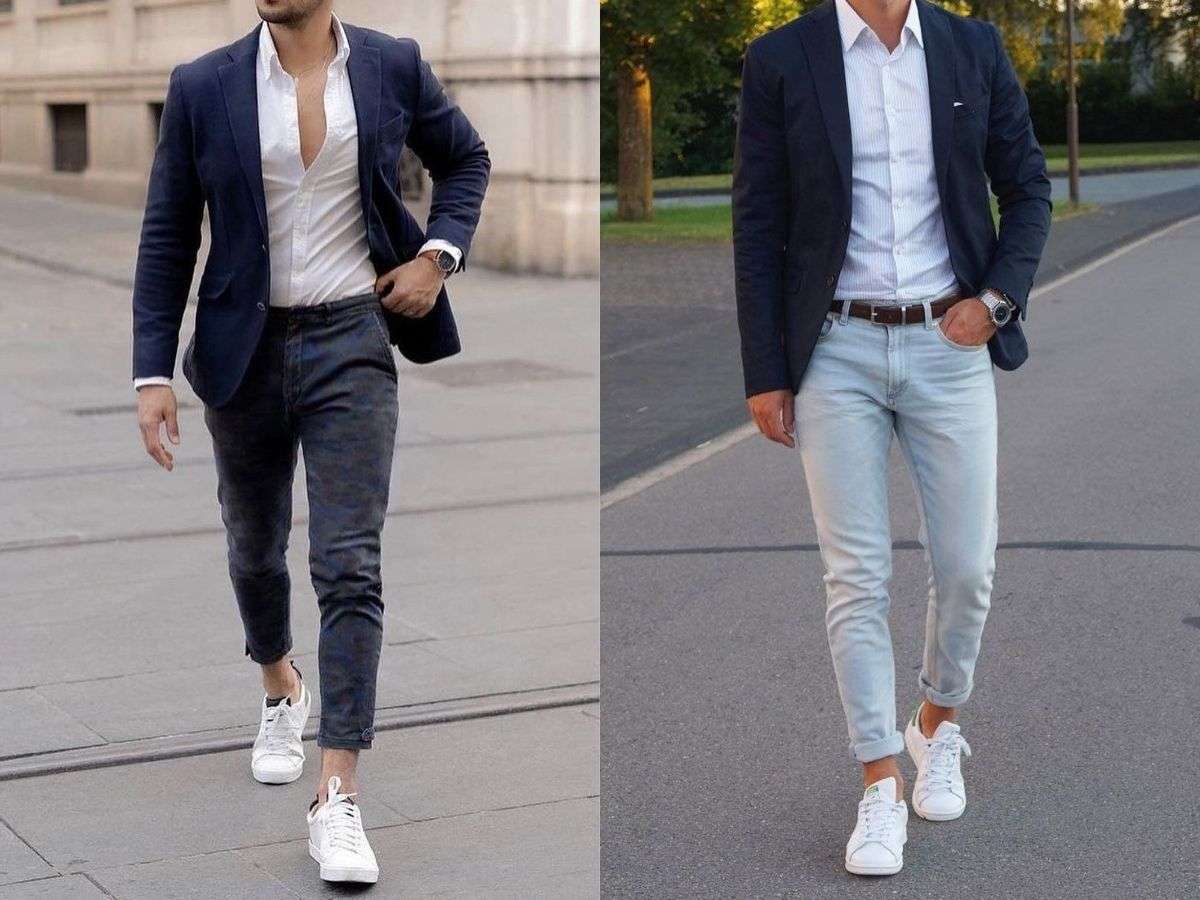 Áo vest phối quần jean mang lại sự lịch lãm