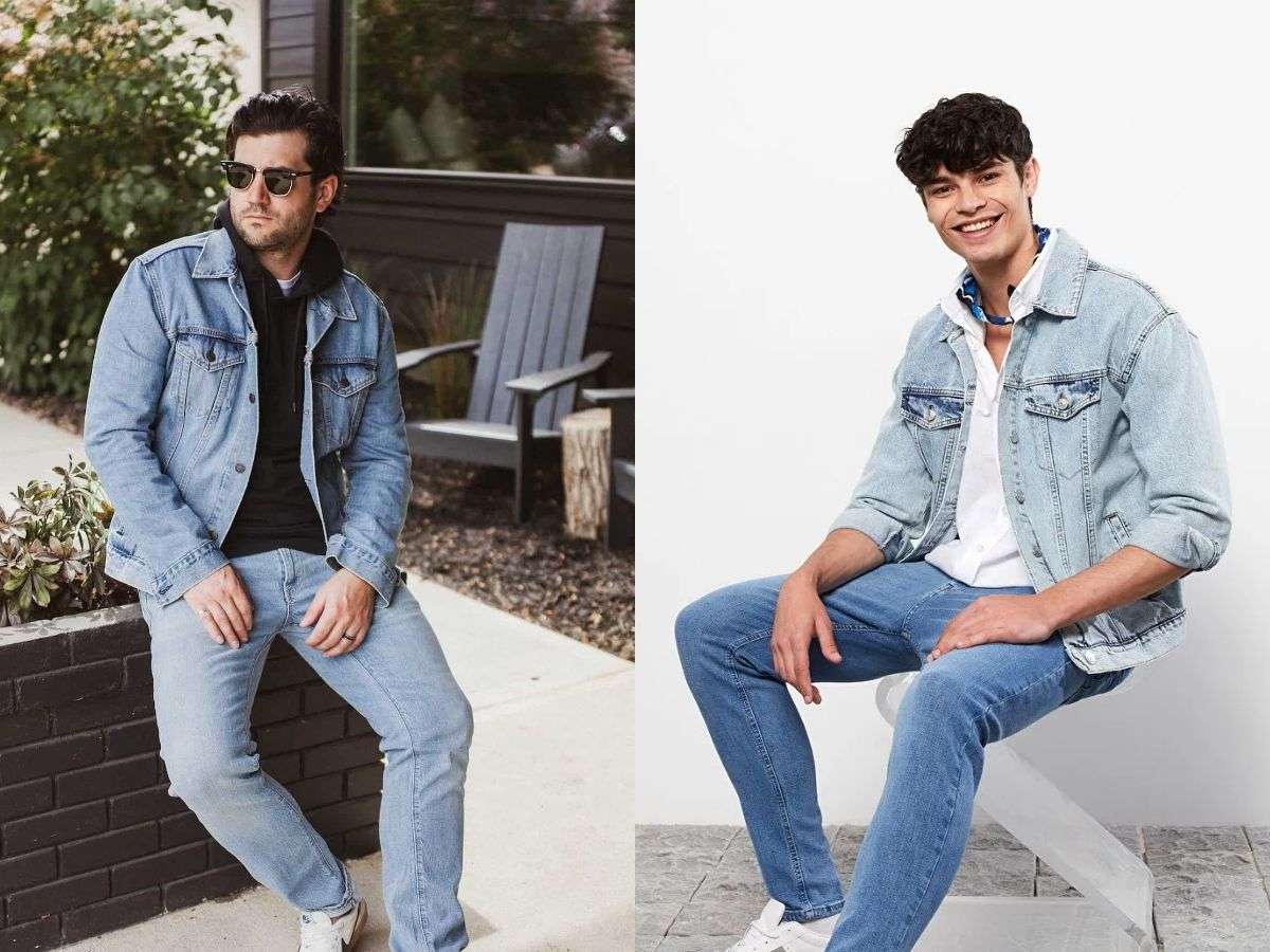 Áo bò và quần jean cho phong cách bụi bặm