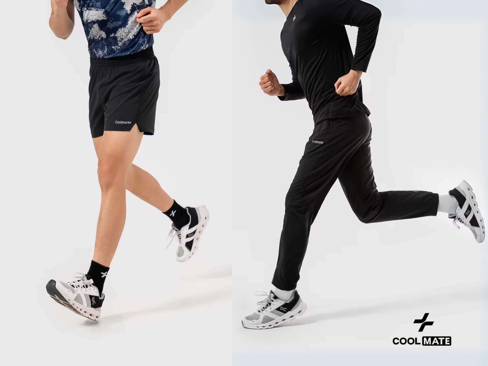 Quần chạy bộ nam Coolmate: short và quần dài chuyên dụng