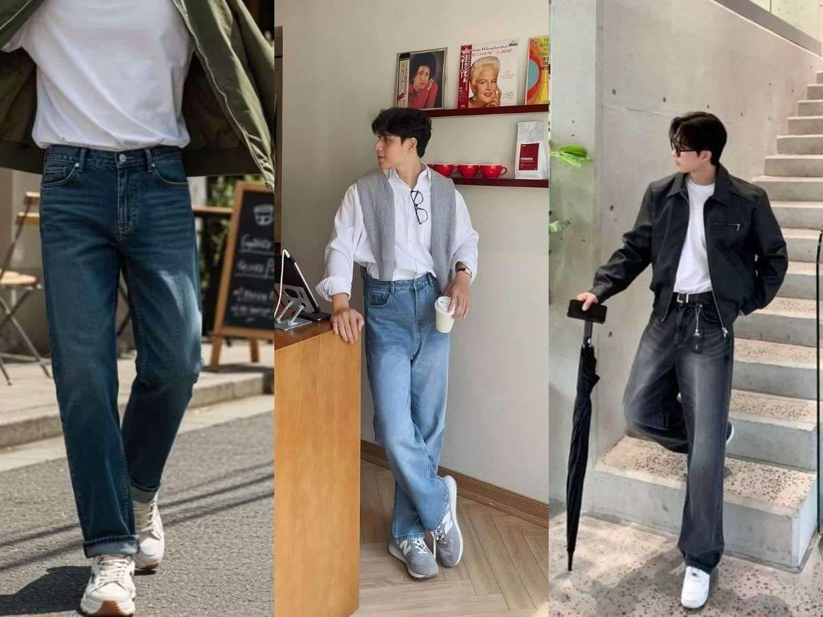 Phối đồ đa dạng kiểu dáng cùng quần jean nam đẹp